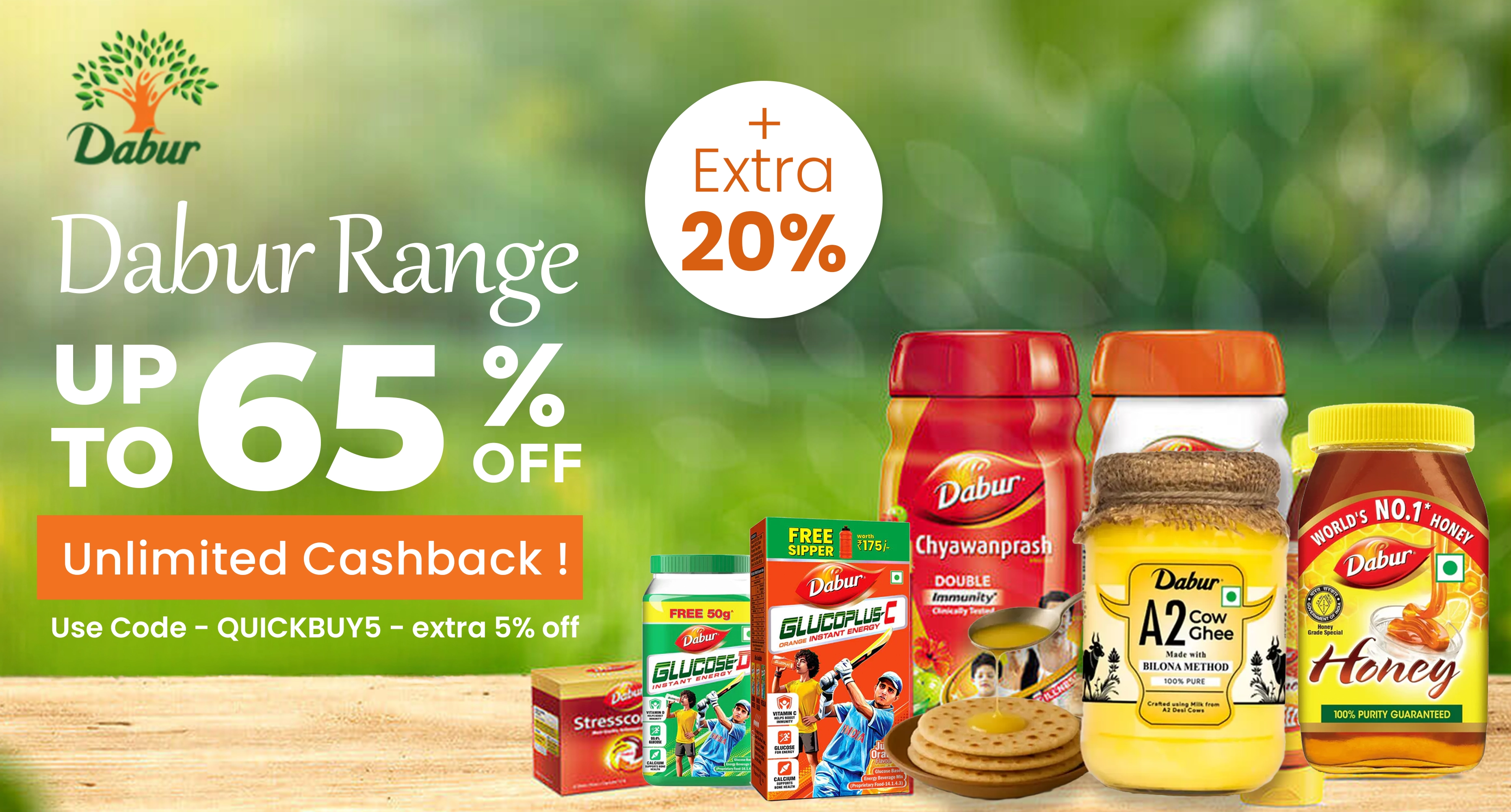 cashback offer on dabur products